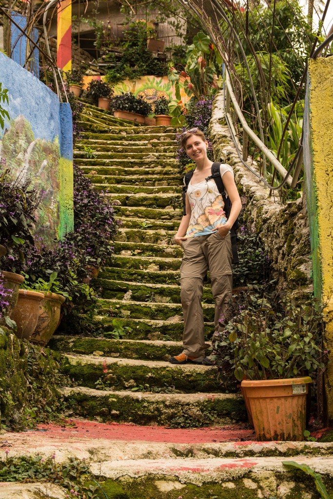 Wspinaczka do Cool View w Robertson Rose Garden