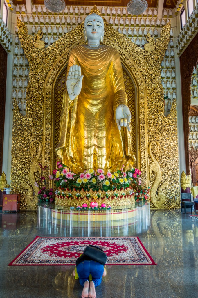 Budda w świątyni Burmese