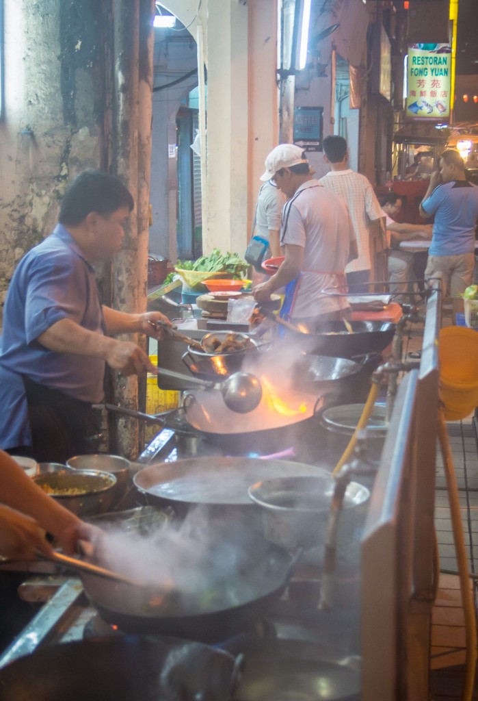 Gotowanie na ulicach Kuala Lumpur